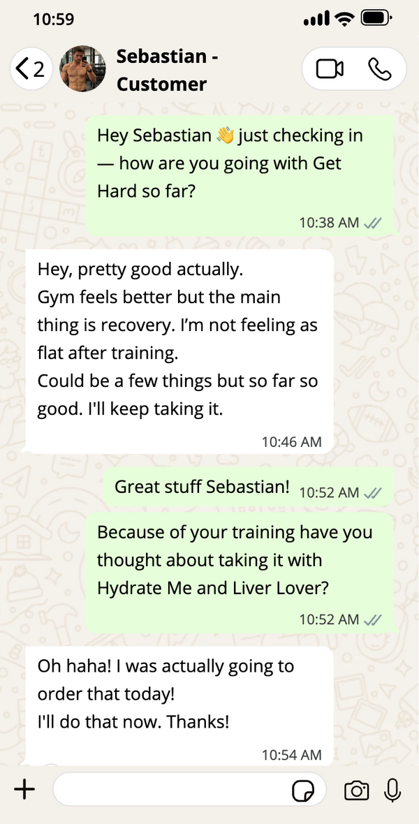 Sebastian, Customer · Get Hard